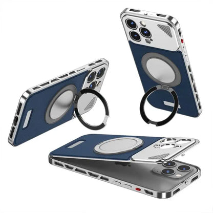 Resolute Leather Ring Holder Case - iPhone