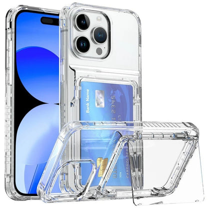 Invisible Crystal Card Holder Case - iPhone