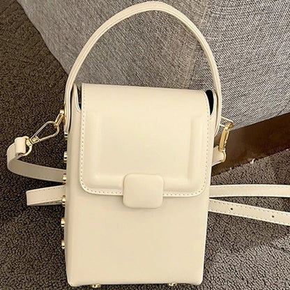 Modish Genuine Leather Flap Shoulder Bag