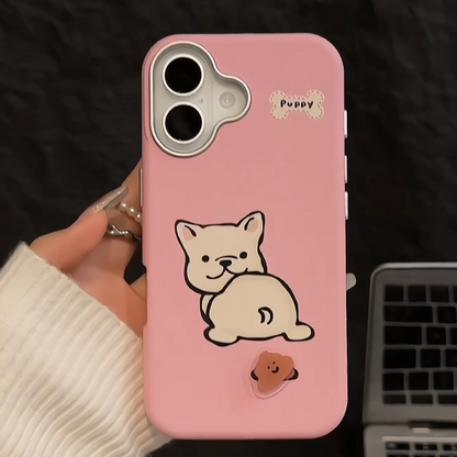 Cute Puppy Pink Case