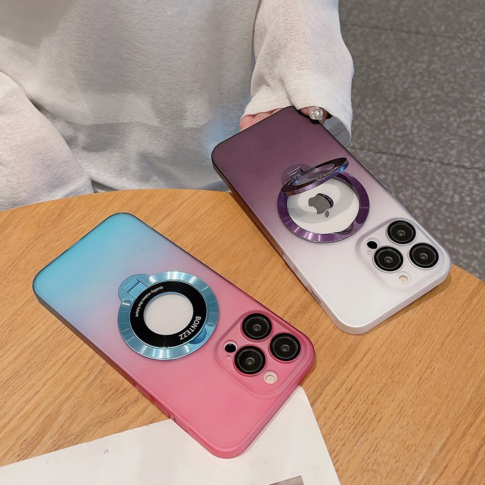 Dynamic Gradient Magnetic Bracket Case - iPhone