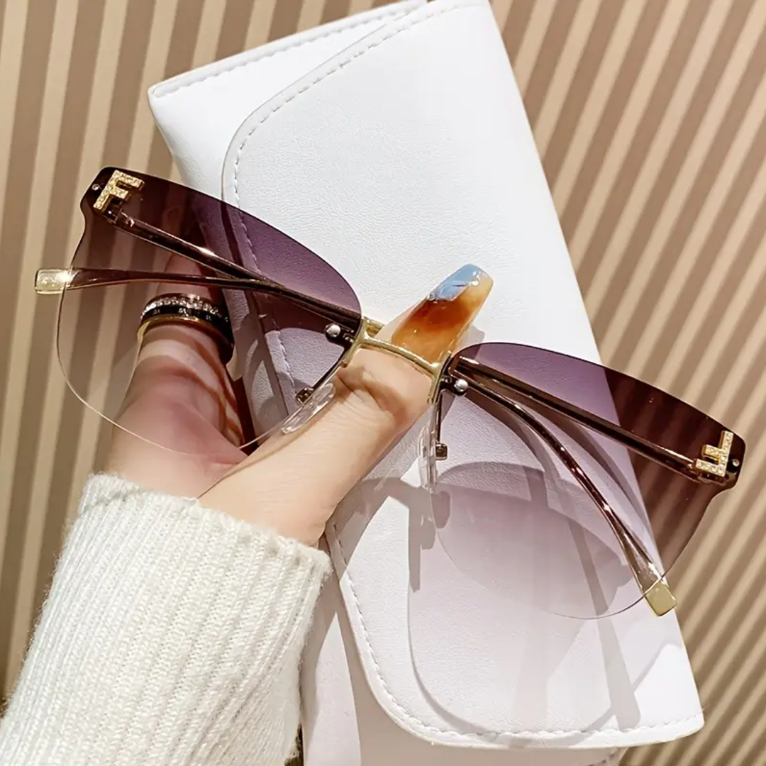 Ombre Square Frameless Luxe Eyewear