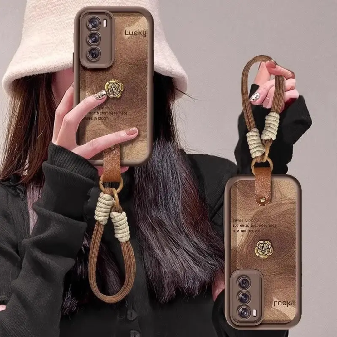 Elegant Leather Texture Phone Case - Samsung
