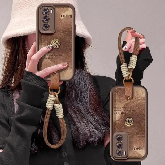Elegant Leather Texture Phone Case - Samsung
