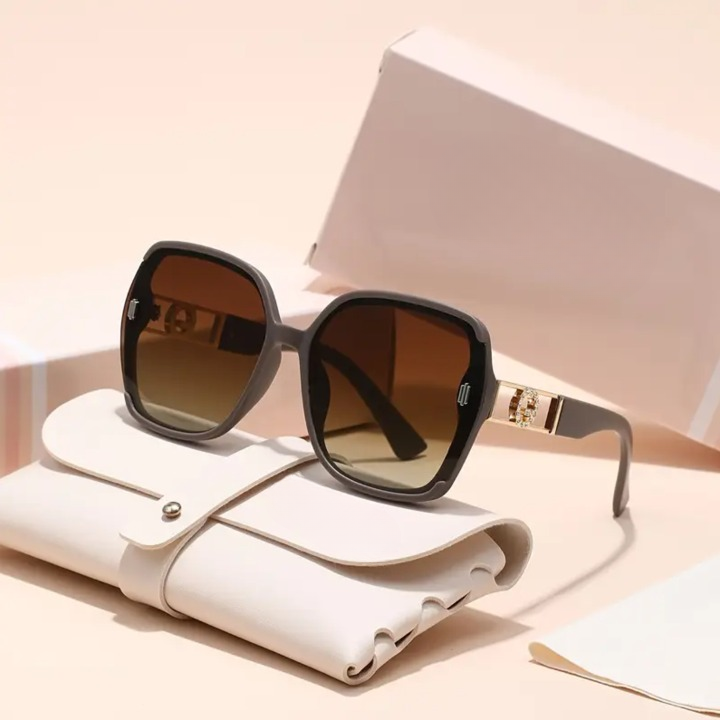 Vintage Square Rectangular Retro Eyewear