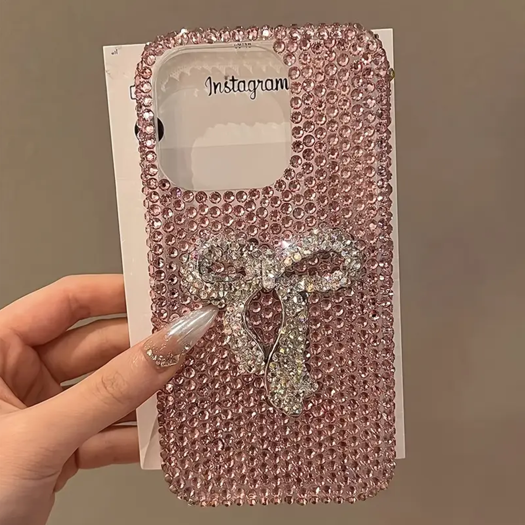 Crystal Bow Bling Phone Case