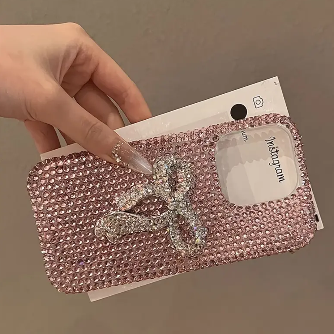 Crystal Bow Bling Phone Case