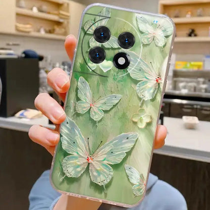 Whimsical Wings Clear Butterfly Case