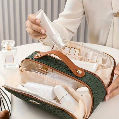 Stylish Woven Makeup Pouch
