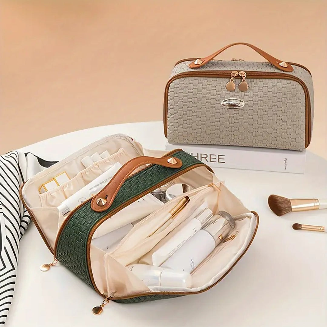 Stylish Woven Makeup Pouch