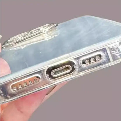 Elegance Silk Bow Pattern Charm Case