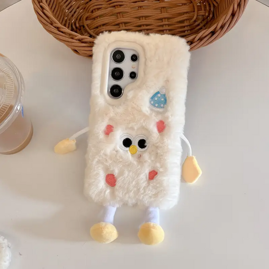 Cute Cartoon Embroidery Case - Samsung
