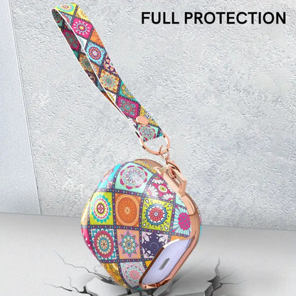 Vibrant Mandala-Patterned Bohemian Silicone Earphone Case