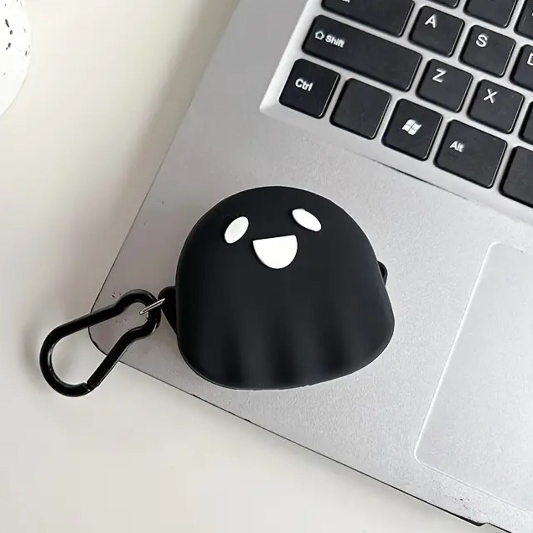 Spooky Smile Ghost Earbuds Case
