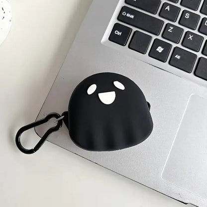 Spooky Smile Ghost Earbuds Case