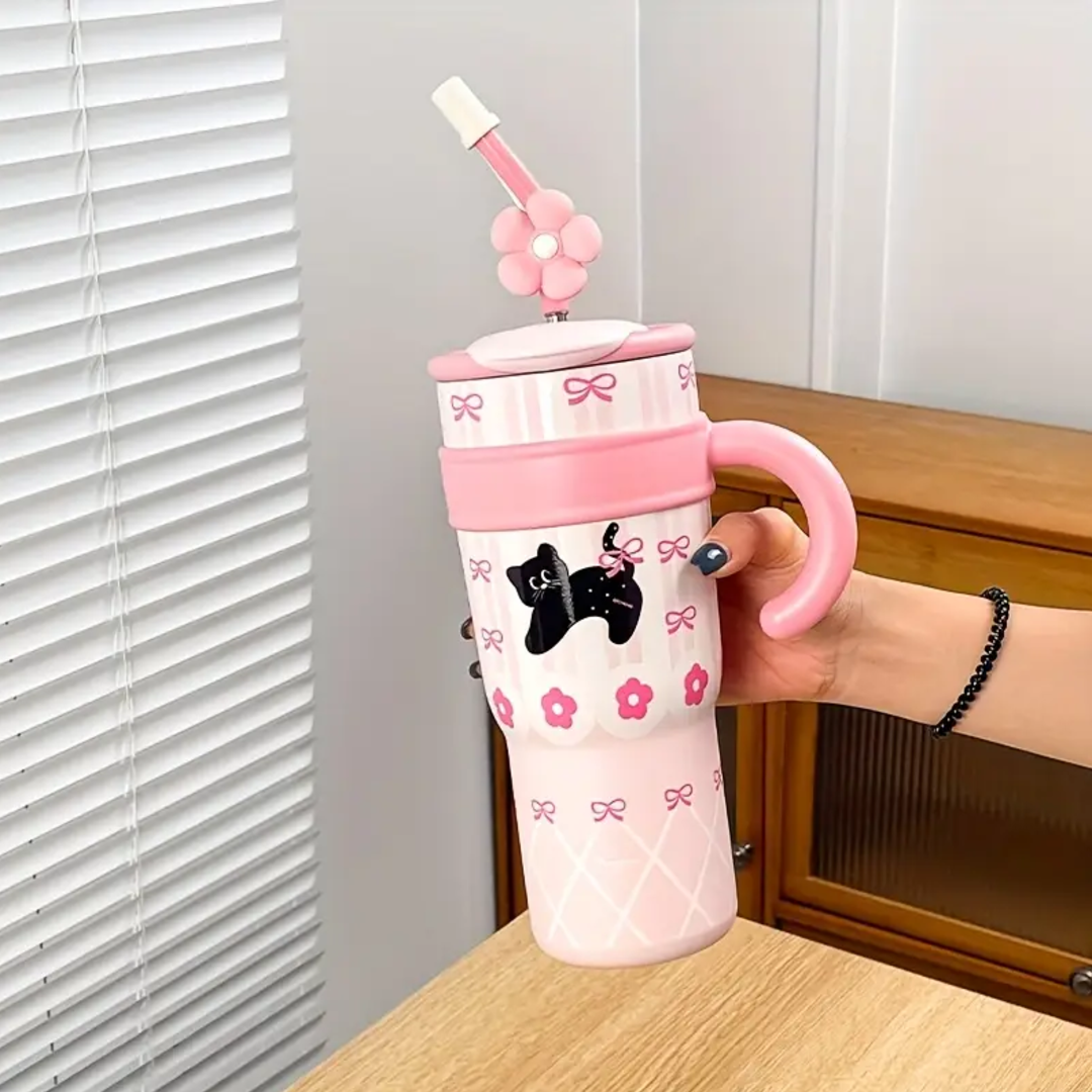 WhimsyCat MegaHydro Stainless Steel Tumbler