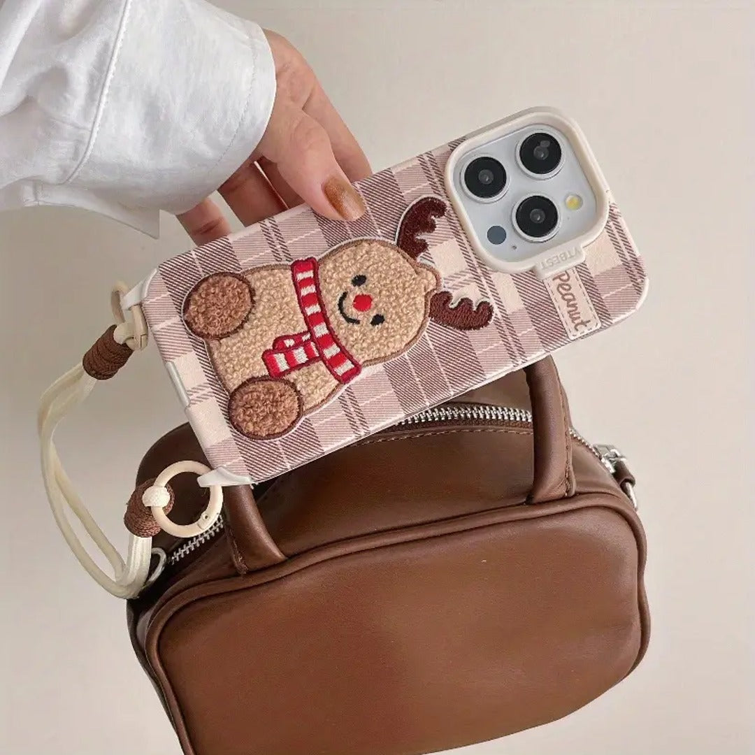 Embroidered Christmas Magic Case - iPhone