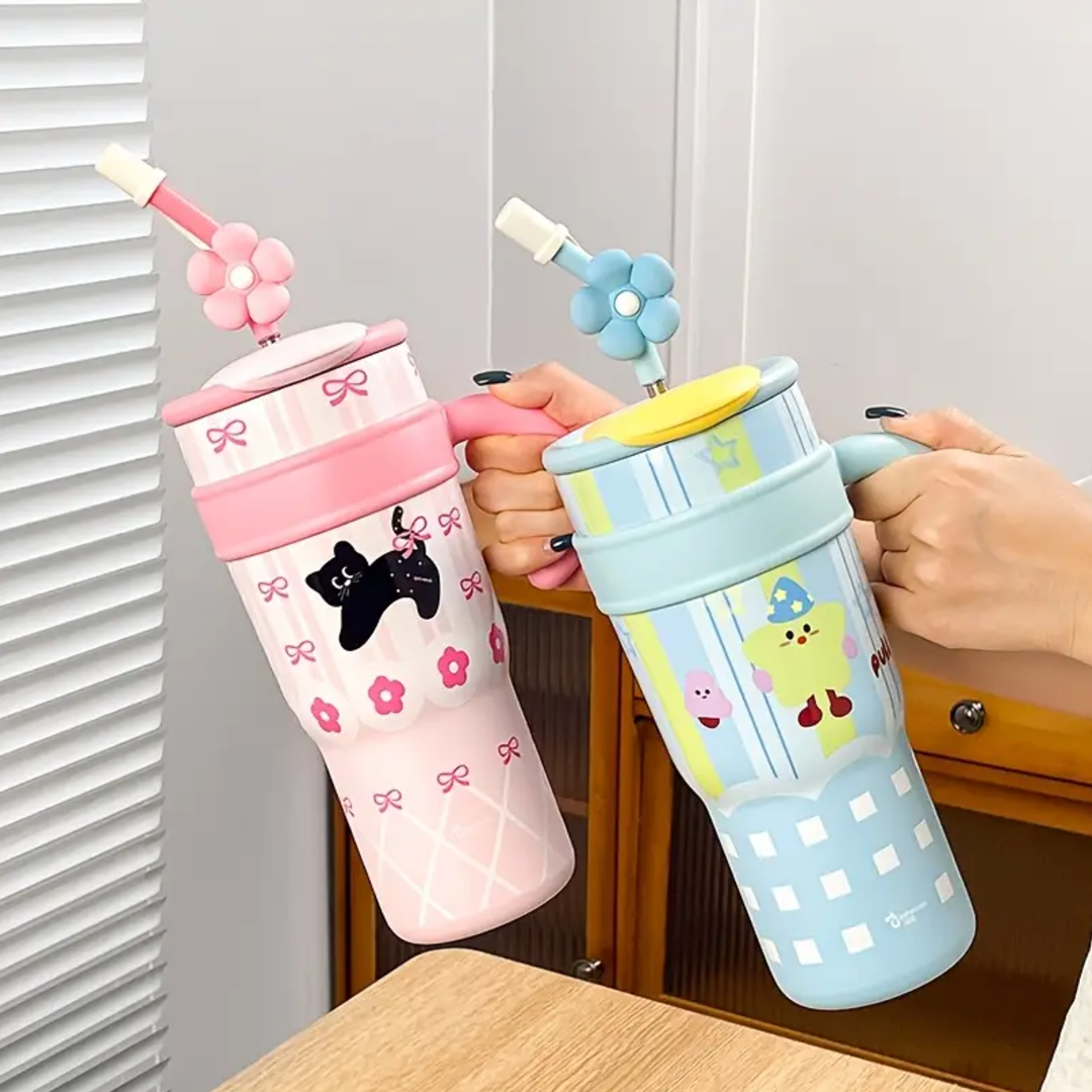 WhimsyCat MegaHydro Stainless Steel Tumbler
