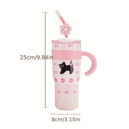 WhimsyCat MegaHydro Stainless Steel Tumbler