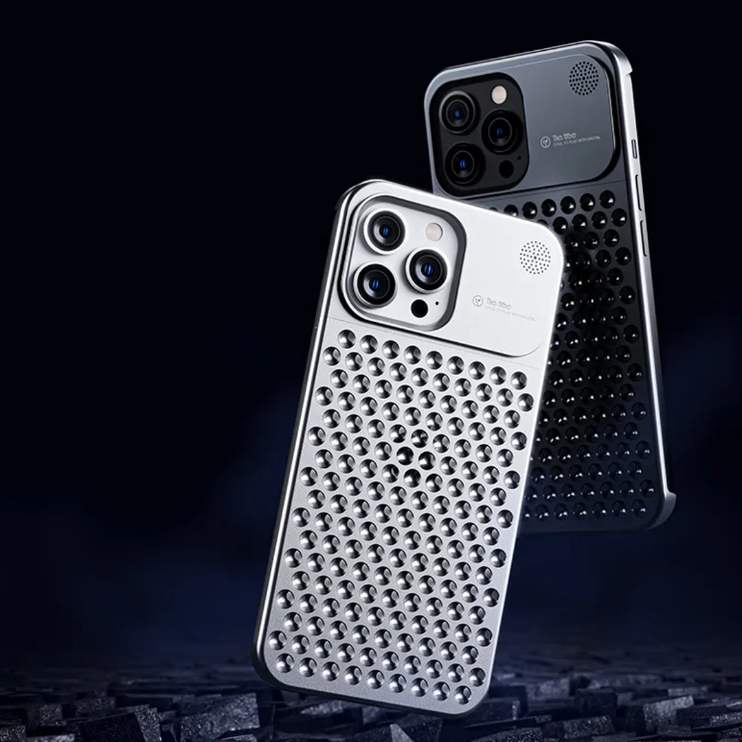 iPhone - Aero Mesh Metallic Hybrid Frameless Case