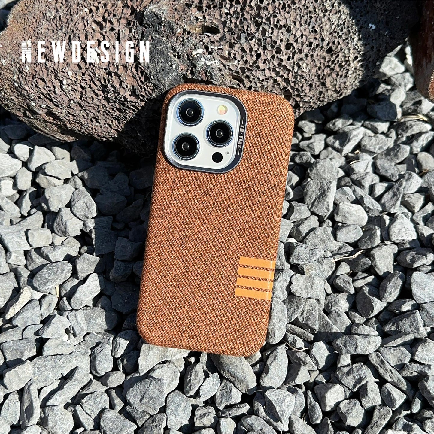 Vintage Vibes Retro Fabric Magnetic Case - iPhone