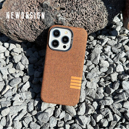 Vintage Vibes Retro Fabric Magnetic Case - iPhone